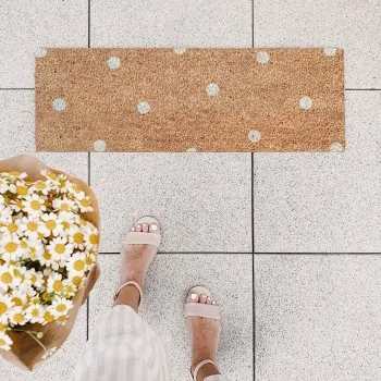 Doormat dots 75x25xcm – coconut - Eulenschnitt