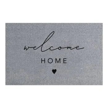 Doormat "Welcome Home" grey 75x45cm - Washable - Eulenschnitt - Article Picture 2