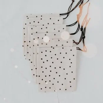 Pochettes cadeaux en tissu petit set de 6 - Eulenschnitt