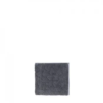 Serviette "hearts" 50x50cm gris foncé - Bastion Collections