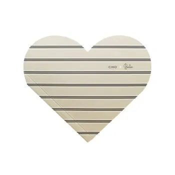 Heart note pad "CIAO Bella" - Bastion Collections