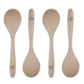 Wooden spoon heart set of 4 - Eulenschnitt - Article Picture 2