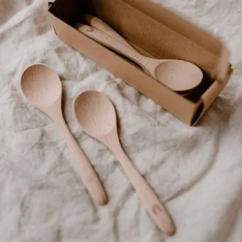 Wooden spoon rainbow set of 4 - Eulenschnitt - Article Picture 1