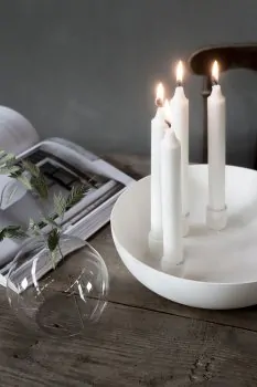 Candle holders "Kvistbro" white - Storefactory