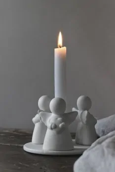 Candlestick Guardian angel Trio - Majas Cottage - Article Picture 1