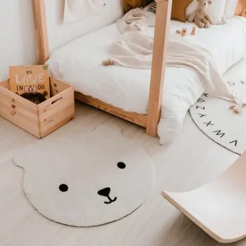 Children's rug Bear – washable - Eulenschnitt