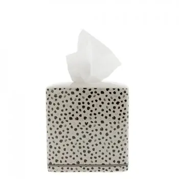 Boîte à Kleenex "dots" beige - Bastion Collections