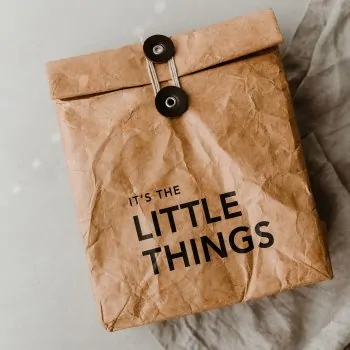 Kühltasche "Little Things" - Eulenschnitt Artikelbild 1