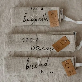 Pochette in lino con scritta "bread bag" - Eulenschnitt - Immagine dell'oggetto 7