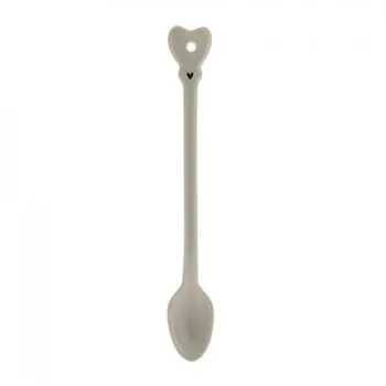 Latte macchiato Spoons "heart" beige mat - Bastion Collections - Article Picture 1