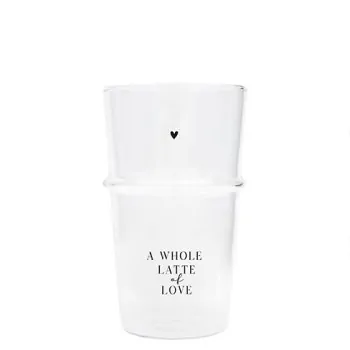 Macchiato glass "A whole latte of love" - Bastion Collections - Article Picture 1
