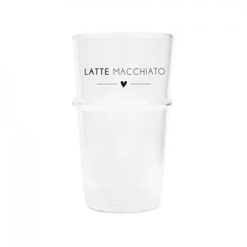 Latte Macchiatoglas "LATTE MACCHIATO" - Bastion Collections