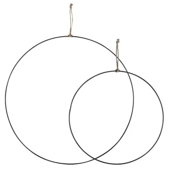 Metal wreath circle set of 2 - Eulenschnitt - Article Picture 2