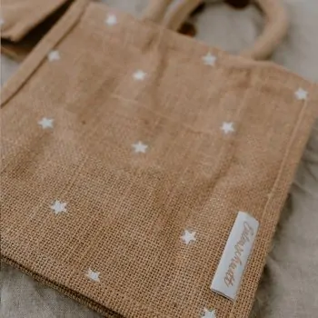 Mini borsa di iuta stelle - Eulenschnitt - Immagine dell'oggetto 6