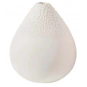 Vase perlé blanc design 3 - räder design