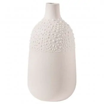 Vase perlé blanc design 4 - räder design