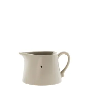 Sauce jug "heart" beige - Bastion Collections