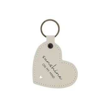 Key ring beige "sunshine on my mind" - Bastion Collections - Article Picture 1