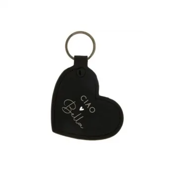 Key ring black "Ciao Bella" - Bastion Collections
