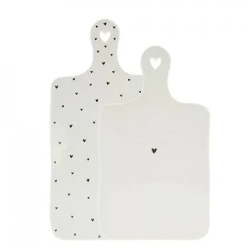 Chopping board "heart" small black - Bastion Collections - Article Picture 3
