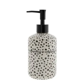 Dispenser di sapone "dots" beige - Bastion Collections - Immagine dell'oggetto 1