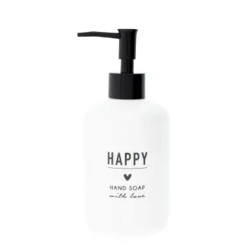 Soap dispenser with saying 