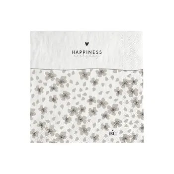 Serviette "Happiness Everyday" Cocktail - Bastion Collections
