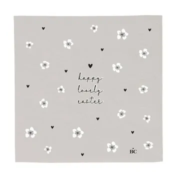 Serviette "Happy Lovely Easter" Lunch - Bastion Collections
