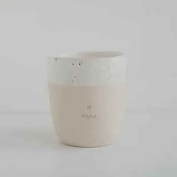 Stoneware mug "PAPA" – handmade - Eulenschnitt - Article Picture 3