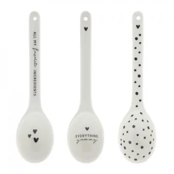 Tapas spoon "All my favorite ingredients" 16cm black - Bastion Collections - Article Picture 4