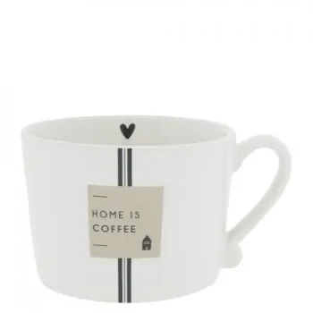 Cup "HOME IS COFFEE" big - Bastion Collections