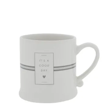 Tasse "IT'S A GOOD DAY" gris - Bastion Collections