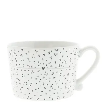 Cup "Little dots" big black - Bastion Collections