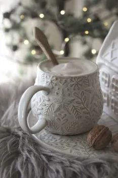 Cup "Winter heart" - Majas Cottage