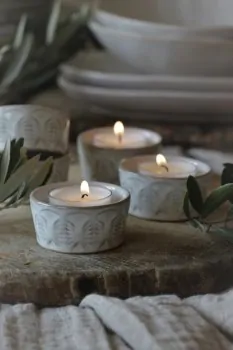 Porte-bougies à réchaud "Happiness" - Majas Cottage