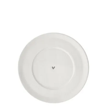 Saucer "heart" gray - Bastion Collections