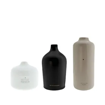Vases "Home", "Bloom from within", "love everyday" set de 3 - Bastion Collections