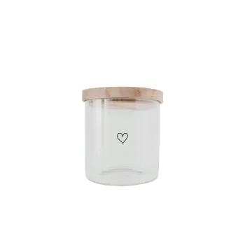 Storage jar heart black 13cm - Eulenschnitt - Article Picture 2