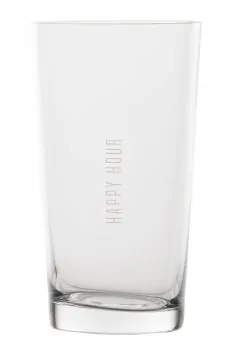 Bicchiere acqua "HAPPY HOUR" 150ml - räder design
