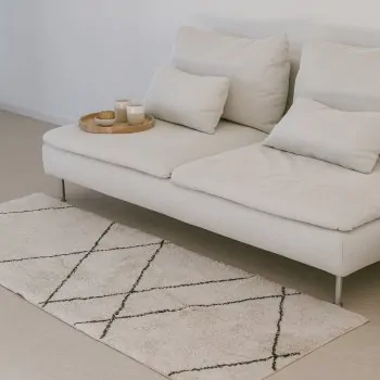 Woven rug "Lines" 200x70cm – washable - Eulenschnitt