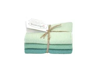 Wiping cloths Summer Green Combi Set of 3 - Solwang Design - Article Picture 1