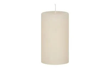 Cylinder candle 12x6.6cm ivory - Weizenkorn