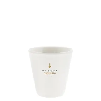 Espresso mug "Mi Amore Espresso" caramel - Bastion Collections - Article Picture 1