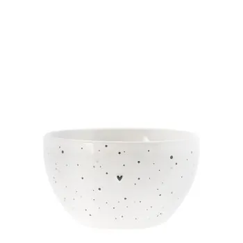 Cereal bowl "Little dots" black - Bastion Collections - Article Picture 1