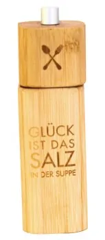 Salt grinder "Glück ist das Salz in der Suppe" - räder design - Article Picture 1