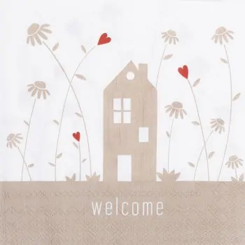 Napkin "Welcome" Lunch - räder design - Article Picture 1