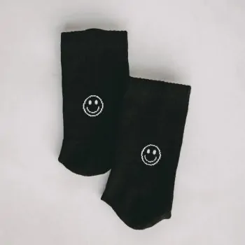 Socken Smiley schwarz 39-42 - Eulenschnitt Artikelbild 2