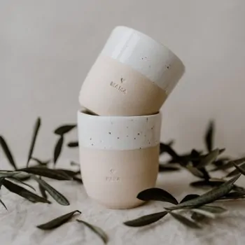 Stoneware mug "MAMA" – handmade - Eulenschnitt