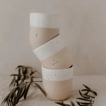 Stoneware mug "MAMA" – handmade - Eulenschnitt