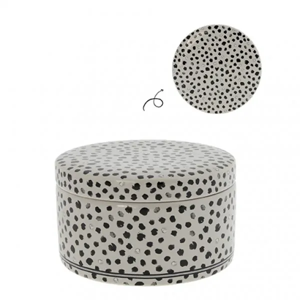 Storage container "dots" beige set of 2 - Bastion Collections - Article Picture 5